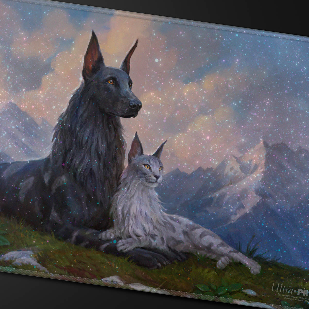 UP PLAYMAT MTG COMMANDER SERIES FAN VOTE 3 RIN AND SERI HOLOFOIL - Trinity Hobby
