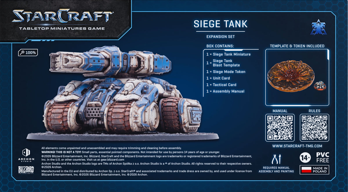 STARCRAFT TERRAN SIEGE TANK EXPANSION SET