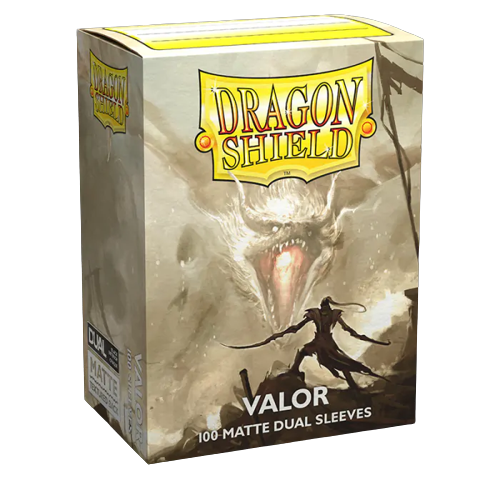 DRAGON SHIELD SLEEVES DUAL MATTE VALOR 100CT - Trinity Hobby