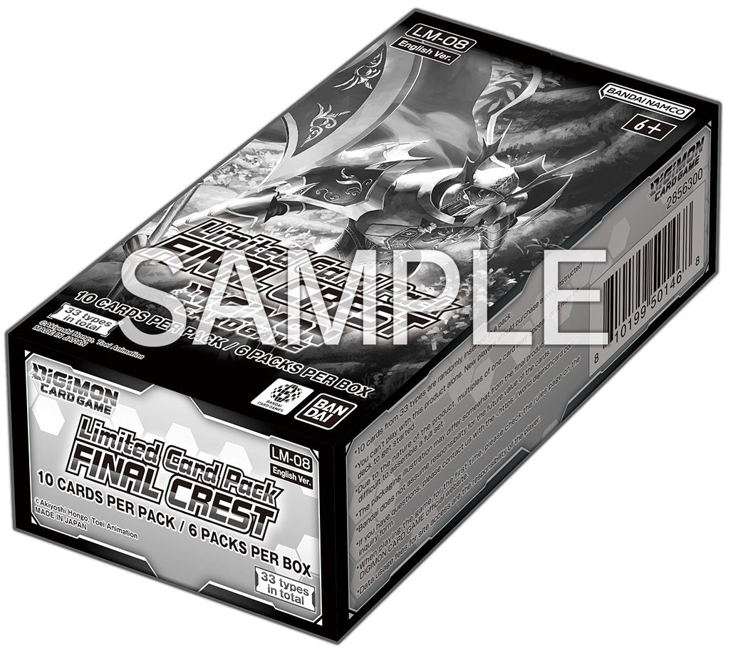 [Pre-Order] DIGIMON CG LM-08 FINAL CREST LIMITED CARD PACK (ETA 2026-08-28)