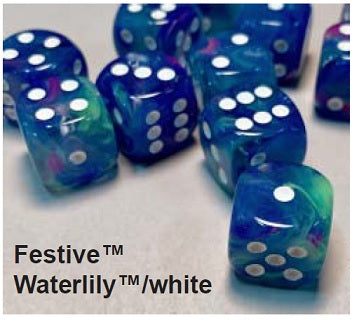 FESTIVE 12D6 WATERLILY/WHITE 16MM - Trinity Hobby
