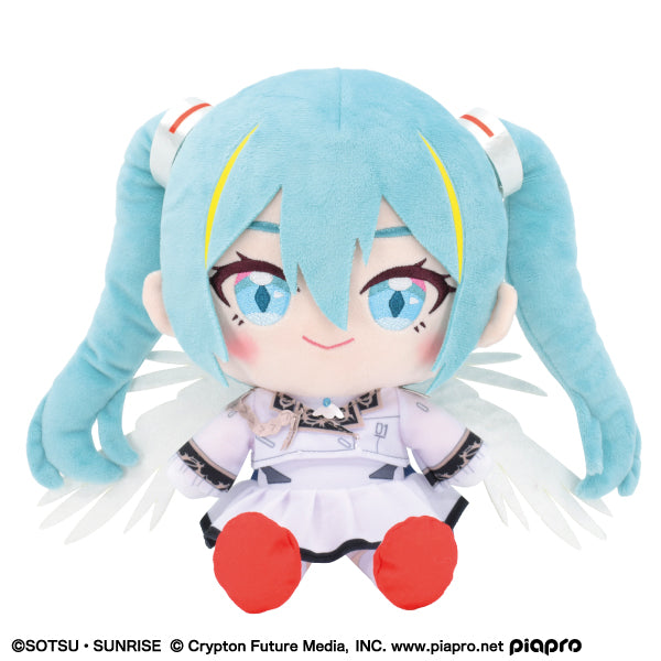 BANDAI NAMCO GUNDAM X HATSUNE MIKU HATSUNE MIKU X WING GUNDAM ZERO EW NUI PLUSH - Trinity Hobby