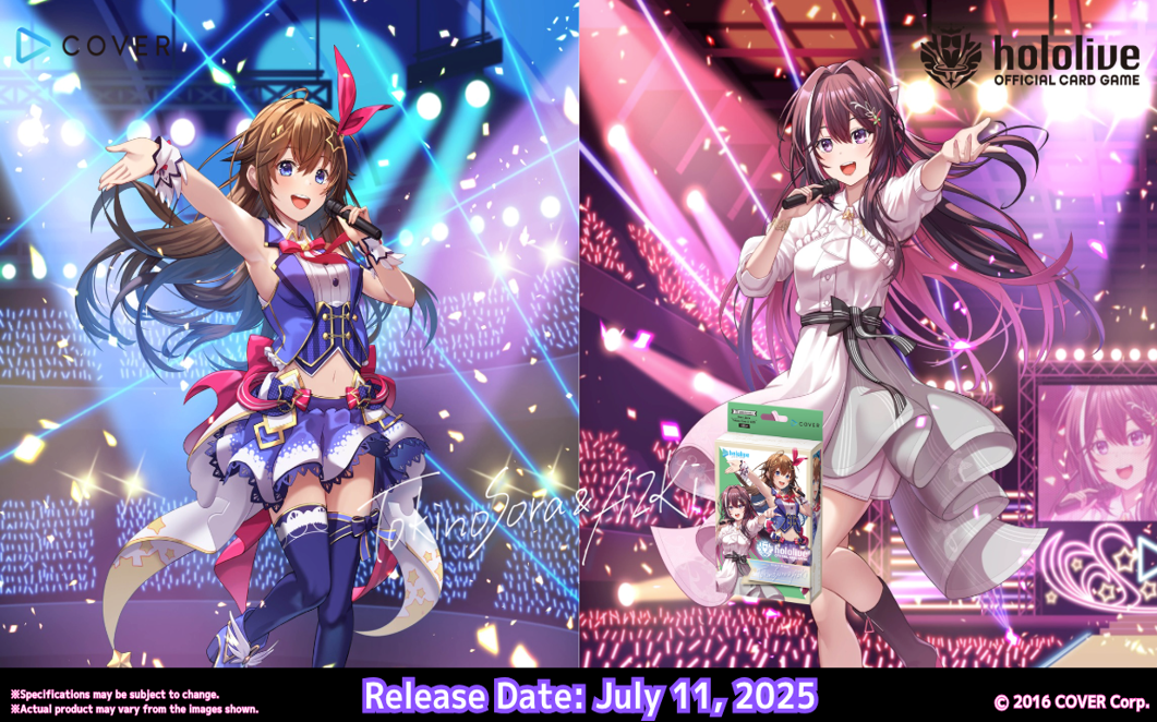 HOLOLIVE CG TOKINO SORA & AZKI STARTER DECK (2-PIECE SET) - Trinity Hobby