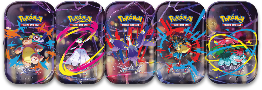 POKEMON MEGA HEROES MINI TIN (1 Random Tin) - Trinity Hobby