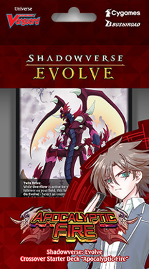 [Sale]SHADOWVERSE: EVOLVE CROSSOVER STARTER SET APOCALYPTIC FIRE - Trinity Hobby