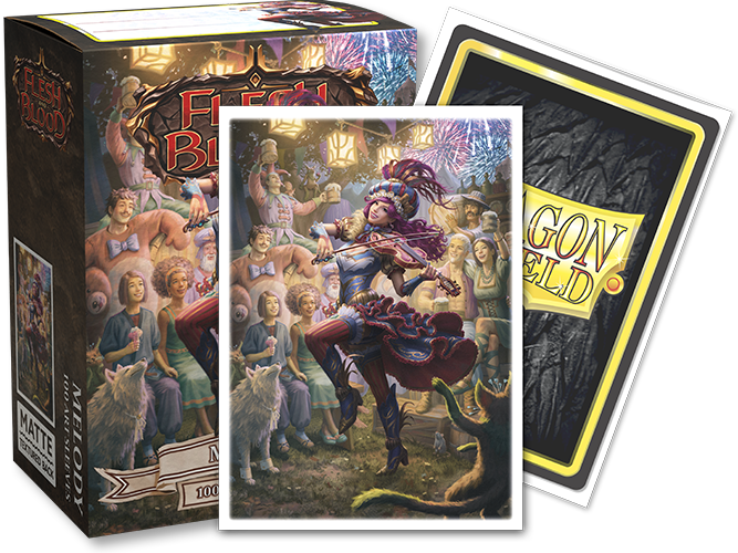 DRAGON SHIELD SLEEVES MATTE FAB MELODY 100CT - Trinity Hobby