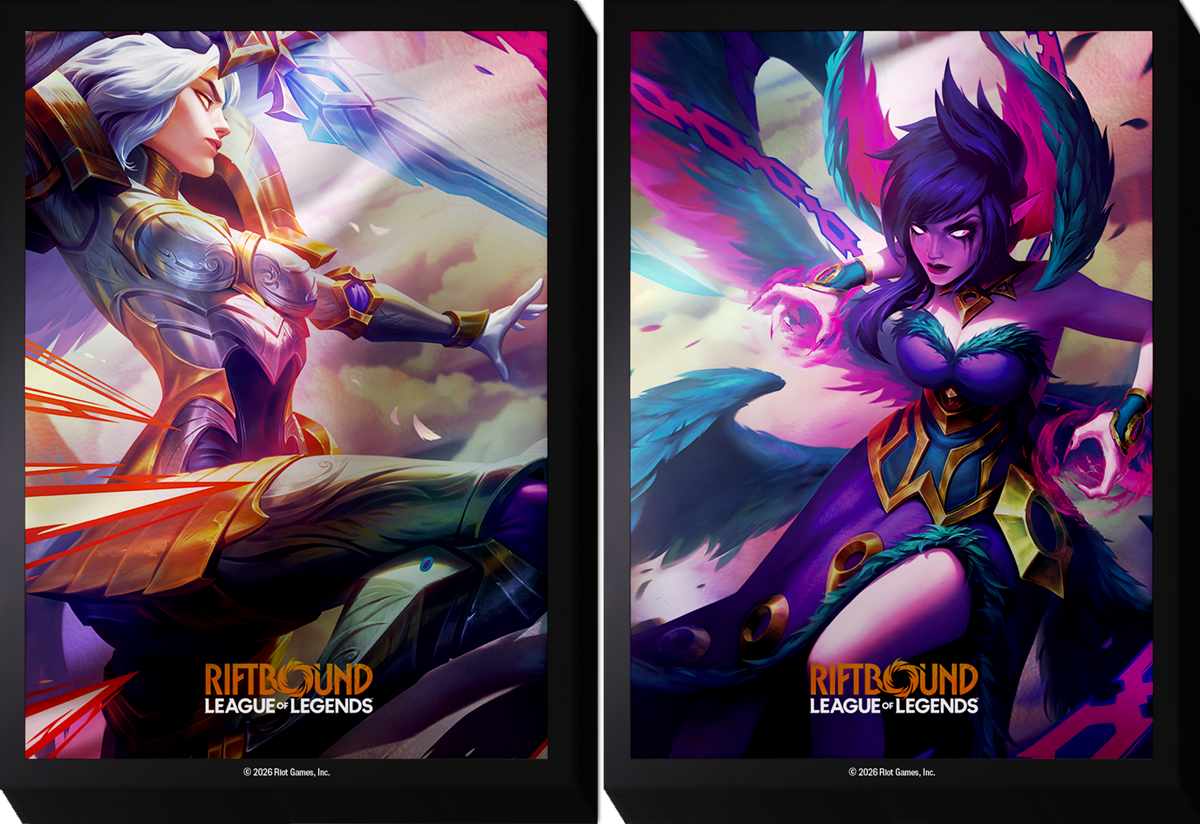 RIFTBOUND LEAGUE OF LEGENDS TCG VENDETTA ART SLEEVES #4 100CT - Kayle / Morgana