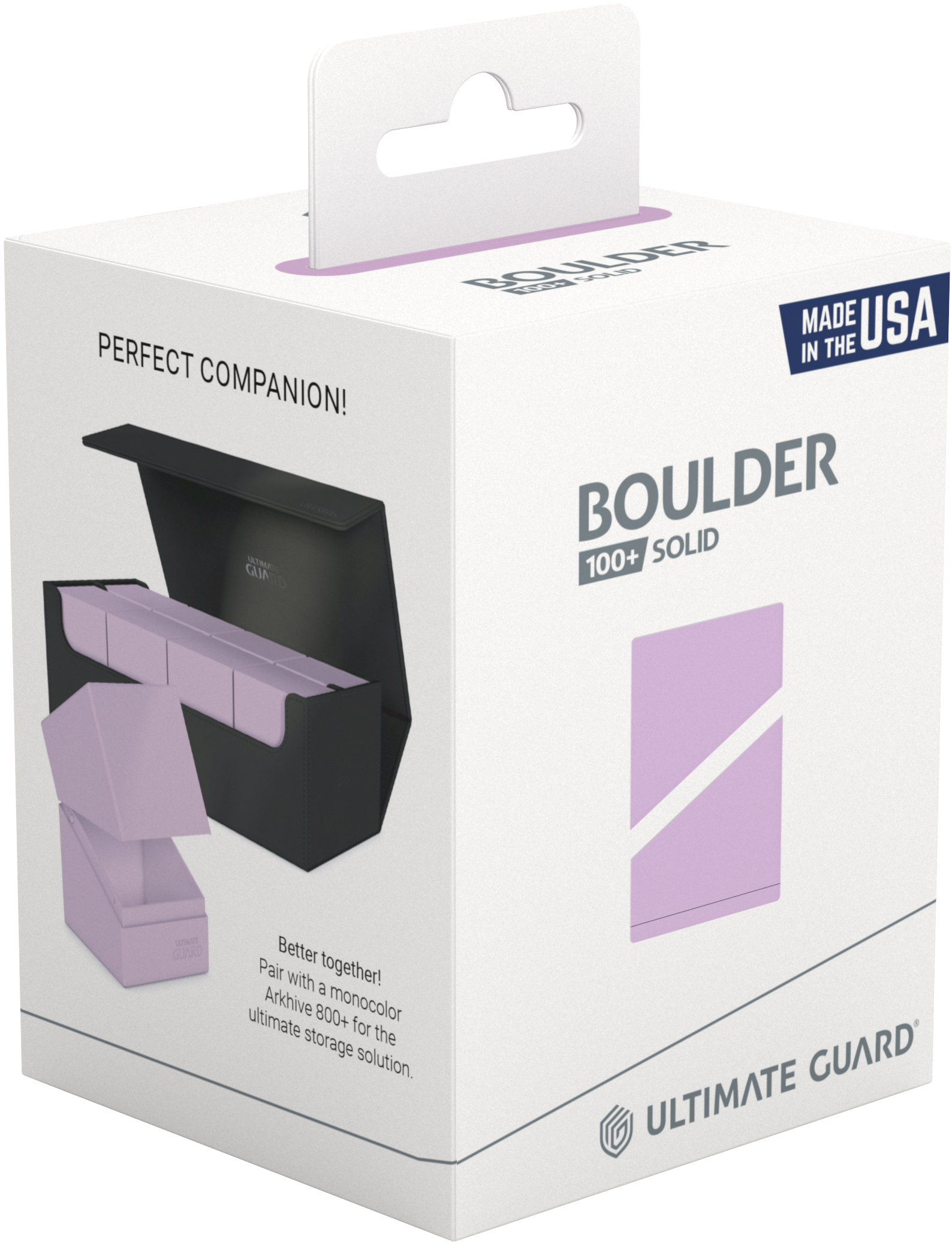 UG DECK CASE BOULDER 100+ PASTEL SOLID  LAVENDER PURPLE - Trinity Hobby