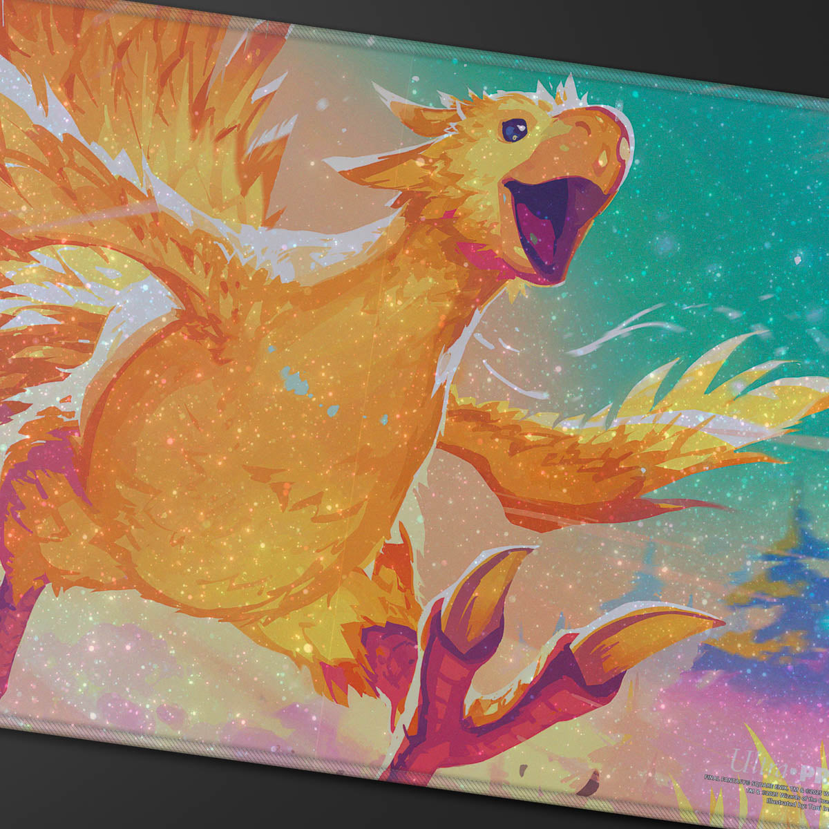 UP PLAYMAT MTG UNIVERSES BEYOND FINAL FANTASY HOLOFOIL PREMIUM U  - Chocobo