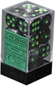 GEMINI 12D6 BLACK-GREY/GREEN 16MM - Trinity Hobby