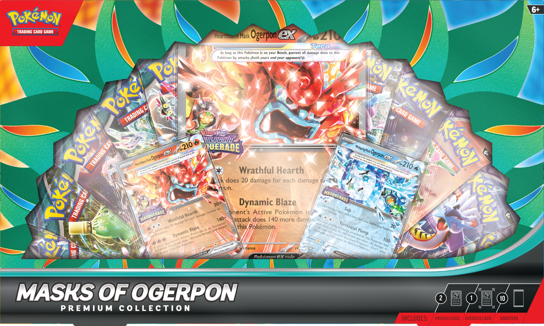 POKEMON PREMIUM COLLECTION MASKS of OGERPON ex (LIMIT 1) - Trinity Hobby