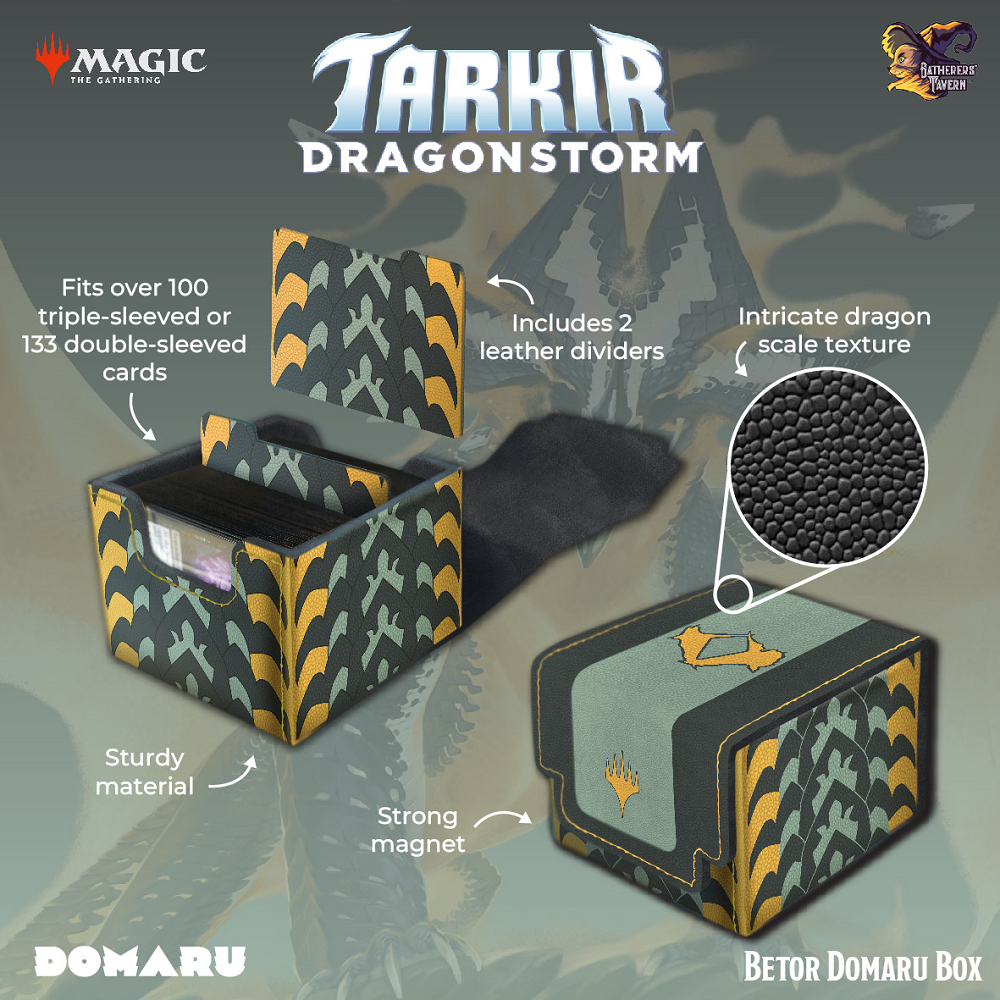 GATHERERS TAVERN MTG TARKIR DRAGONSTORM DOMARU BOX - BETOR - Trinity Hobby