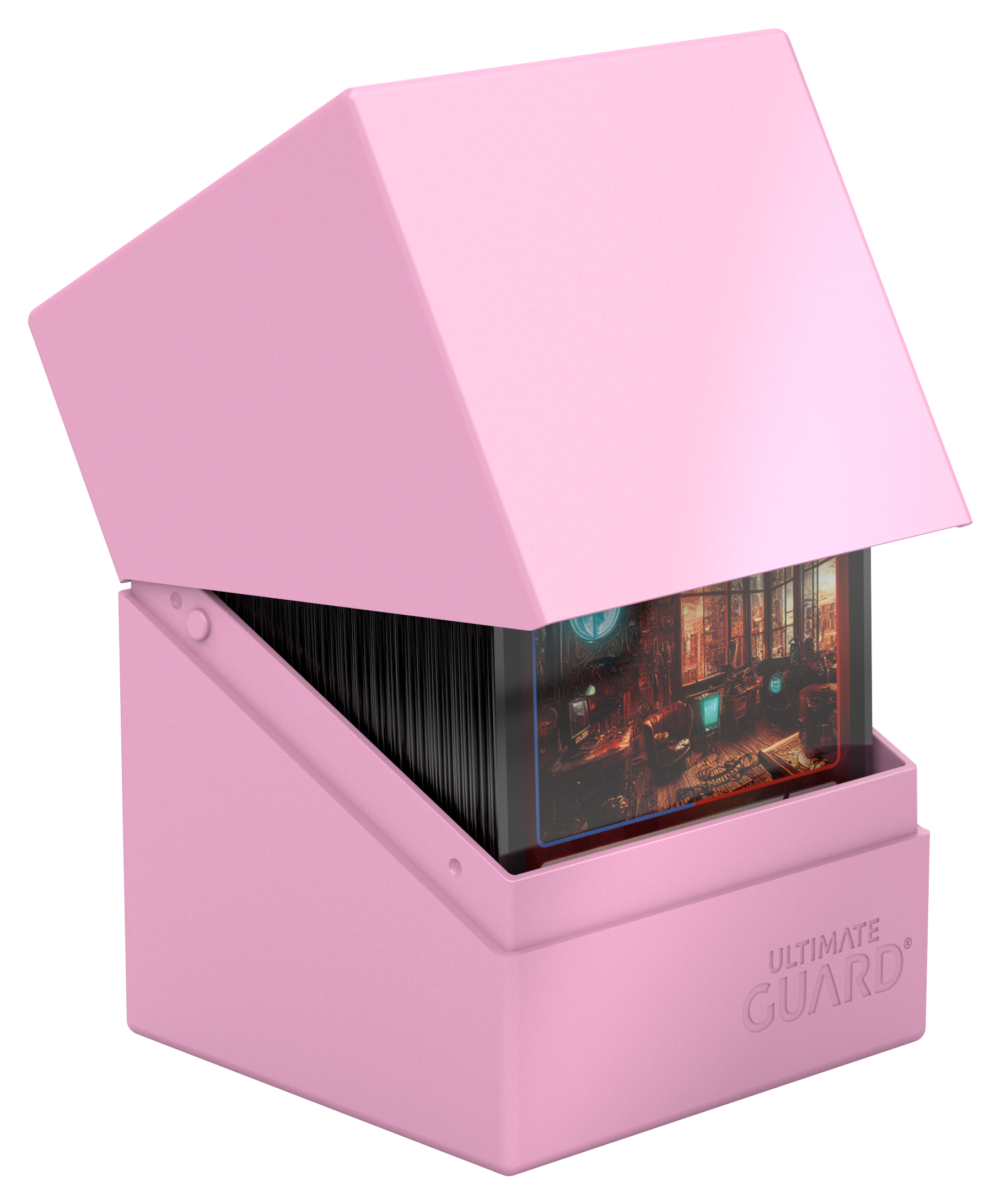 UG DECK CASE BOULDER 100+ PASTEL SOLID  CANDY PINK - Trinity Hobby