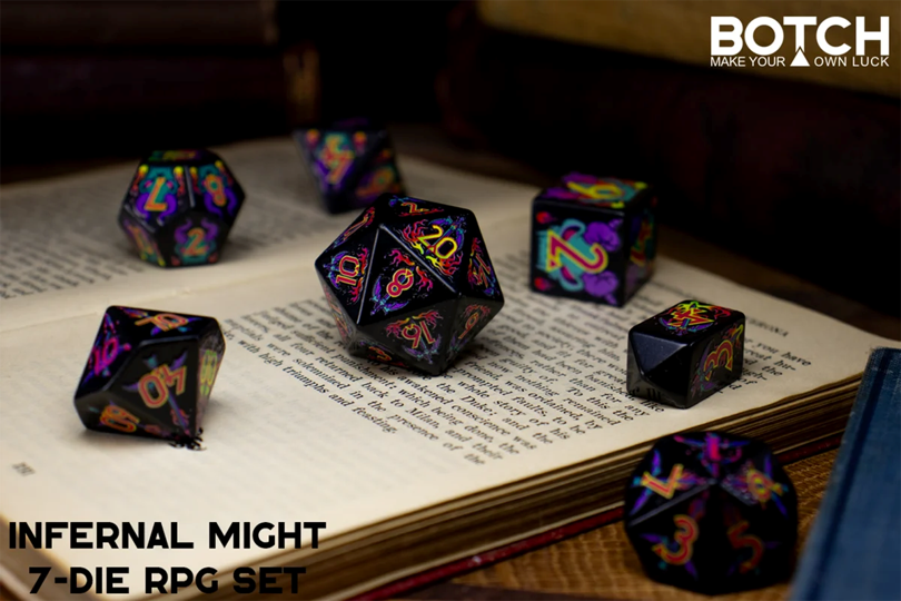 INFERNAL MIGHT 7-DIE RPG SET