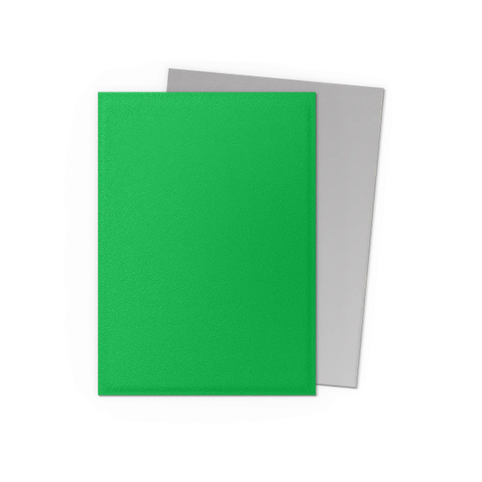 DRAGON SHIELD SLEEVES DUAL MATTE APPLE GREEN AND SILVER 100CT - Trinity Hobby