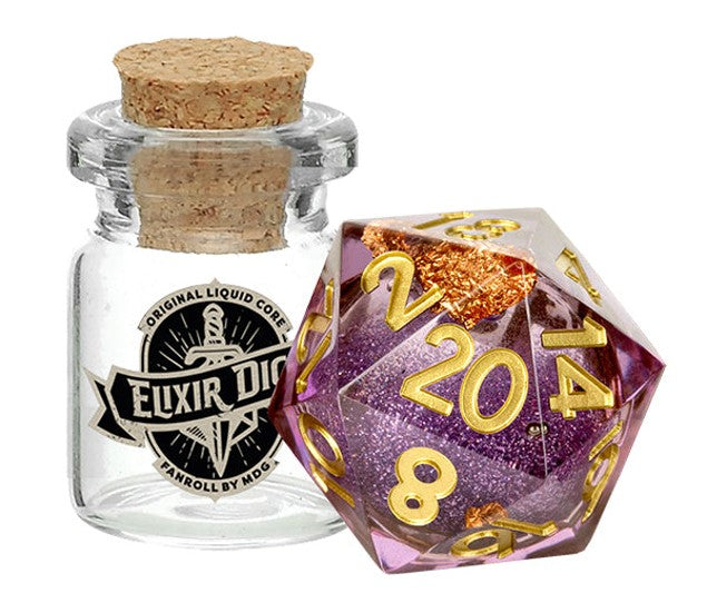 LIQUID DICE INDIVIDUAL D20 AETHER ABSTRACT - Trinity Hobby