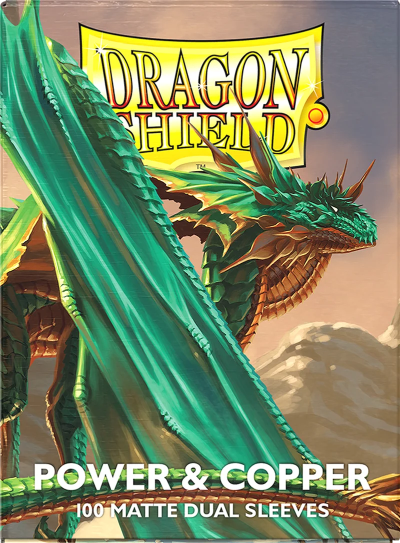 DRAGON SHIELD MATTE DUAL POWER & COPPER 100ct