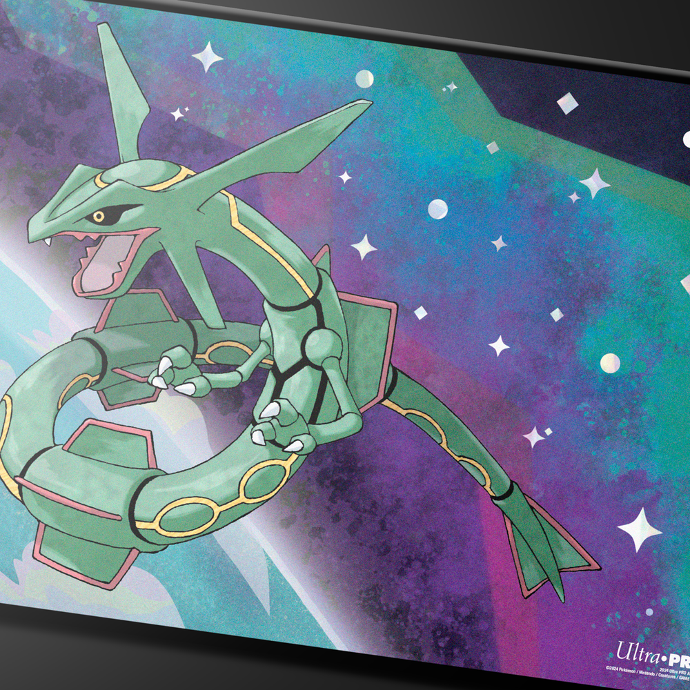 UP PLAYMAT POKEMON RAYQUAZA LEGENDARY FOIL