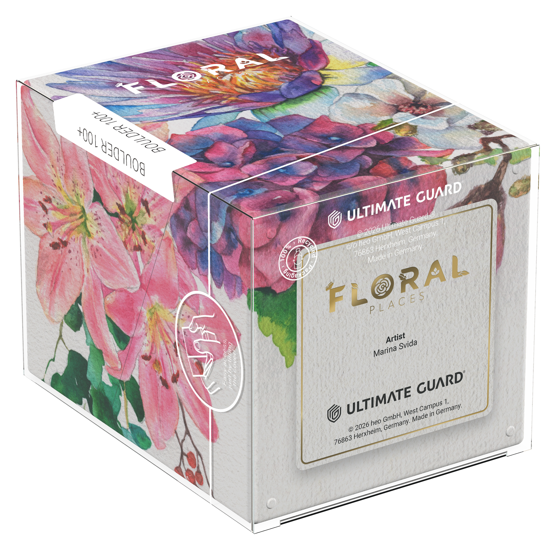 UG DECK CASE BOULDER 100+ FLORAL PLACES  - LOTUS BLOOM - Trinity Hobby