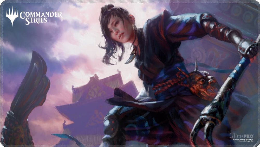 UP PLAYMAT MTG COMMANDER SERIES  YURIKO STITCHED