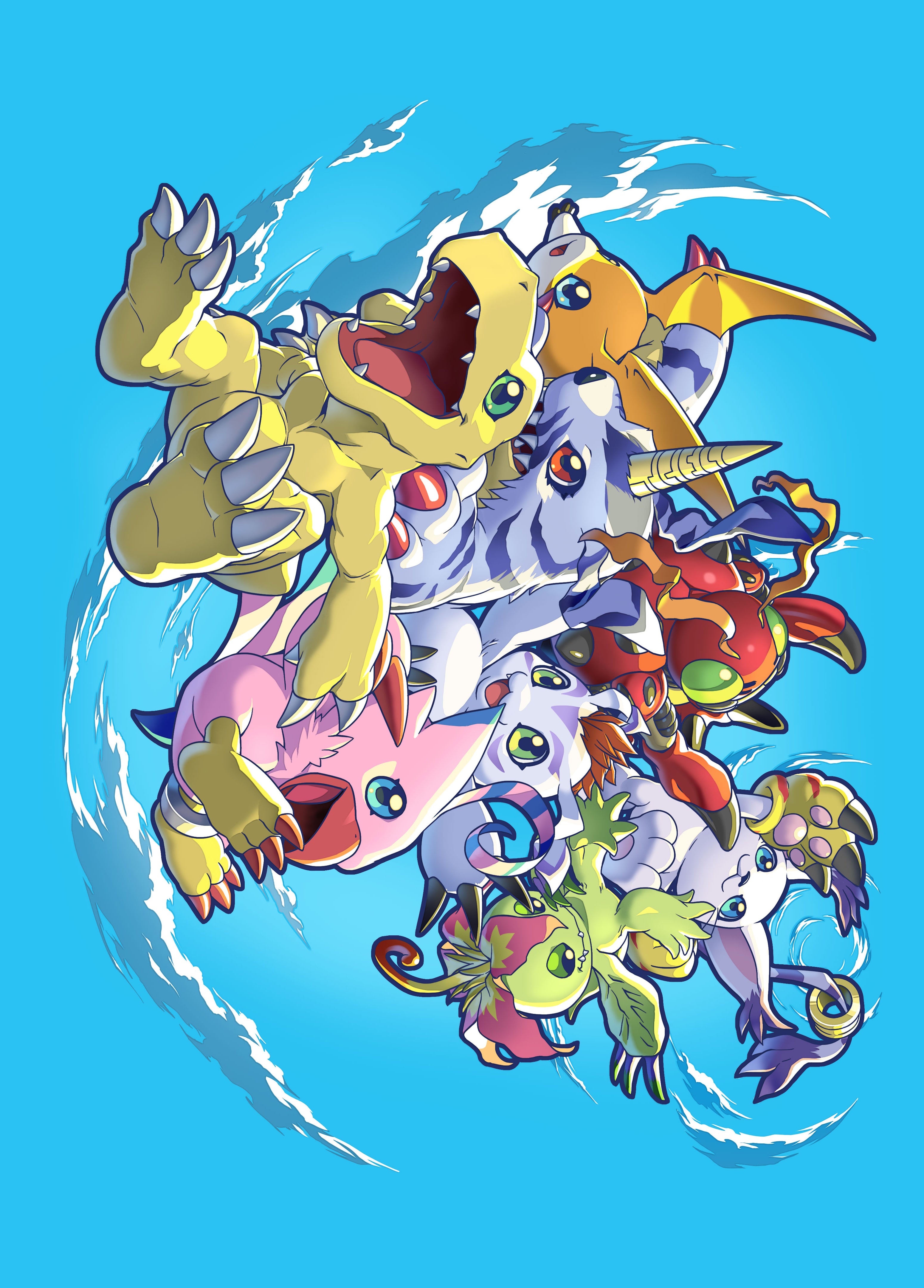 DIGIMON SLEEVES 2024 V2 - Digimon Adventure - Trinity Hobby