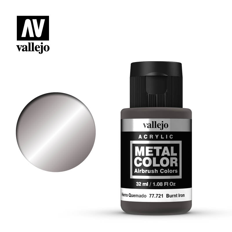 VALLEJO: METAL COLOR BURNT IRON - Trinity Hobby