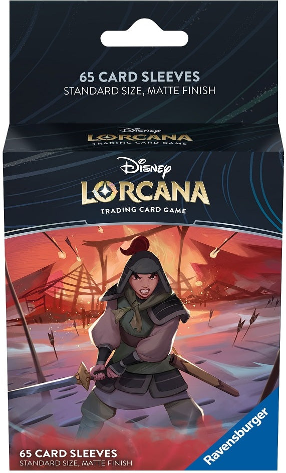 DISNEY LORCANA CARD SLEEVE SET 2 PACK - Mulan - Trinity Hobby
