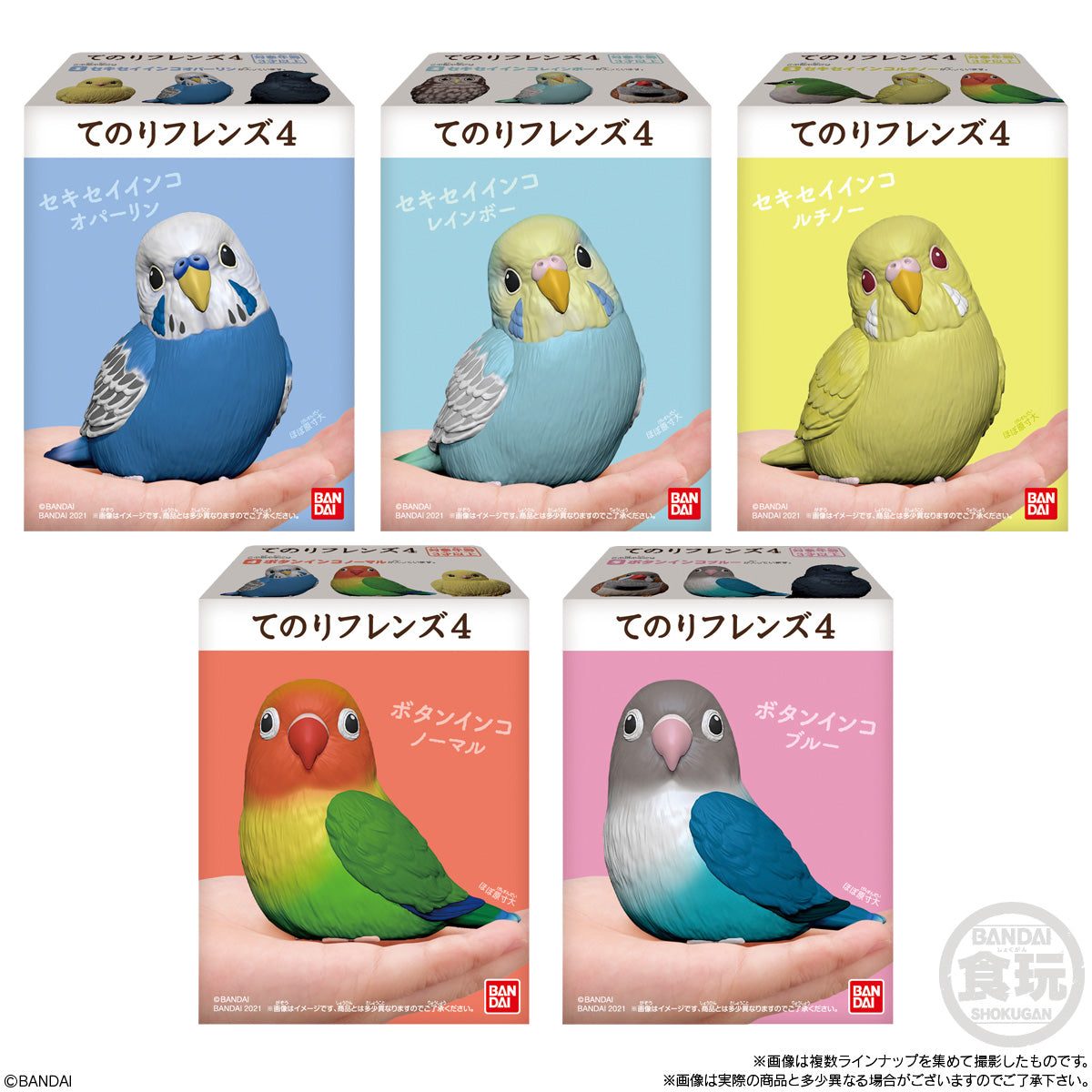TENORI FRIENDS 4 BIRDS SHOKUGAN (1 Random PC) - Trinity Hobby