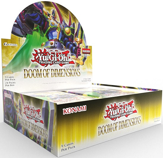 YGO DOOM OF DIMENSIONS BOOSTER - Trinity Hobby