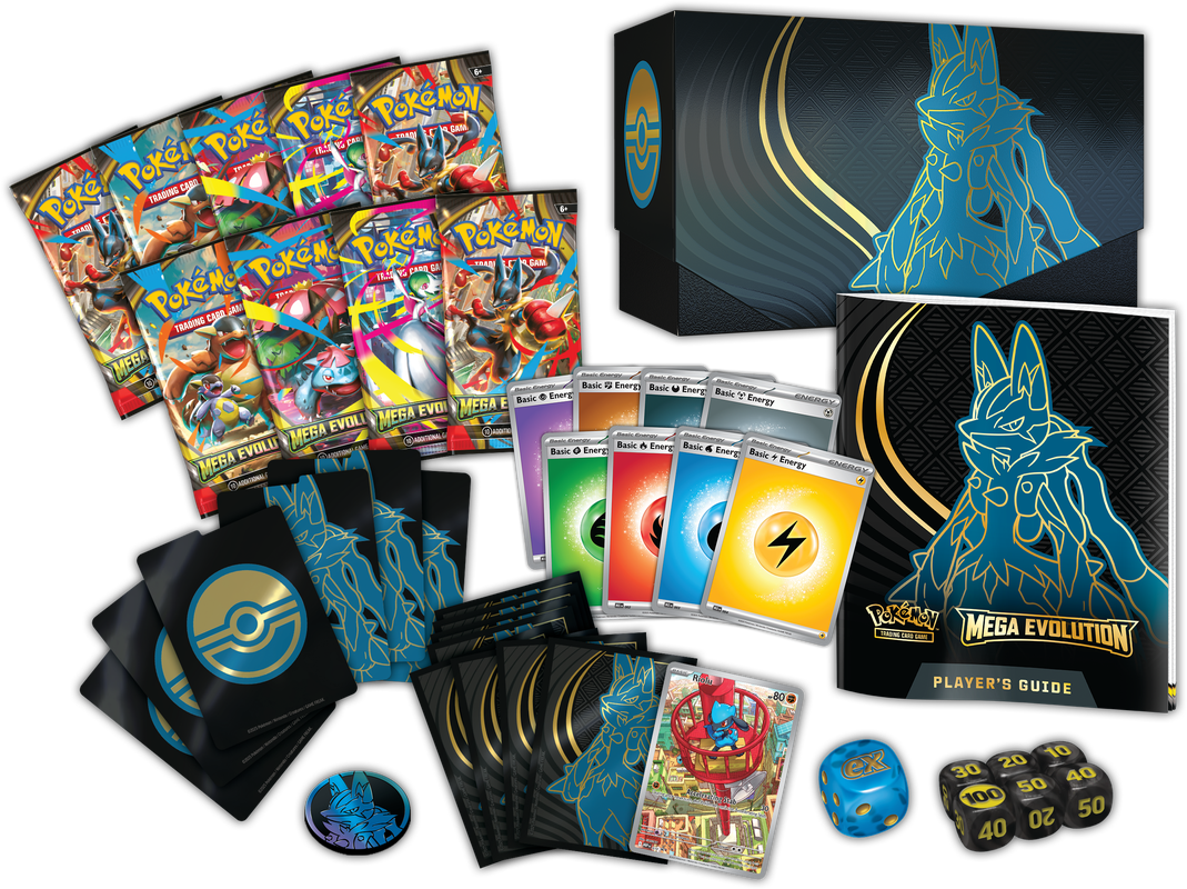 POKEMON ME01 MEGA EVOLUTION ELITE TRAINER - Mega Lucario - Trinity Hobby
