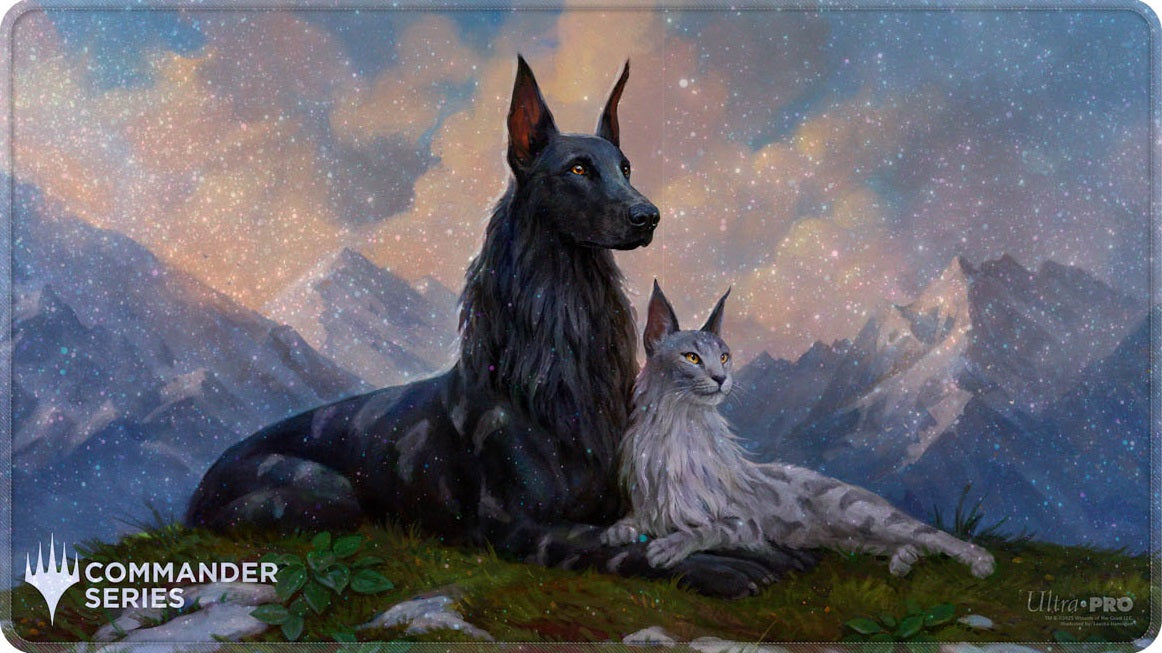 UP PLAYMAT MTG COMMANDER SERIES FAN VOTE 3 RIN AND SERI HOLOFOIL - Trinity Hobby