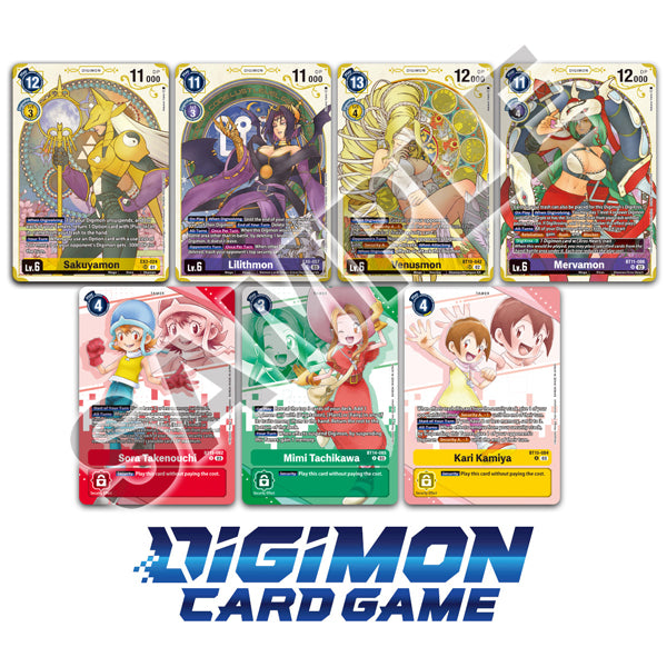 DIGIMON CG PREMIUM HEROINES SET (ETA 2024-12-13) - Trinity Hobby