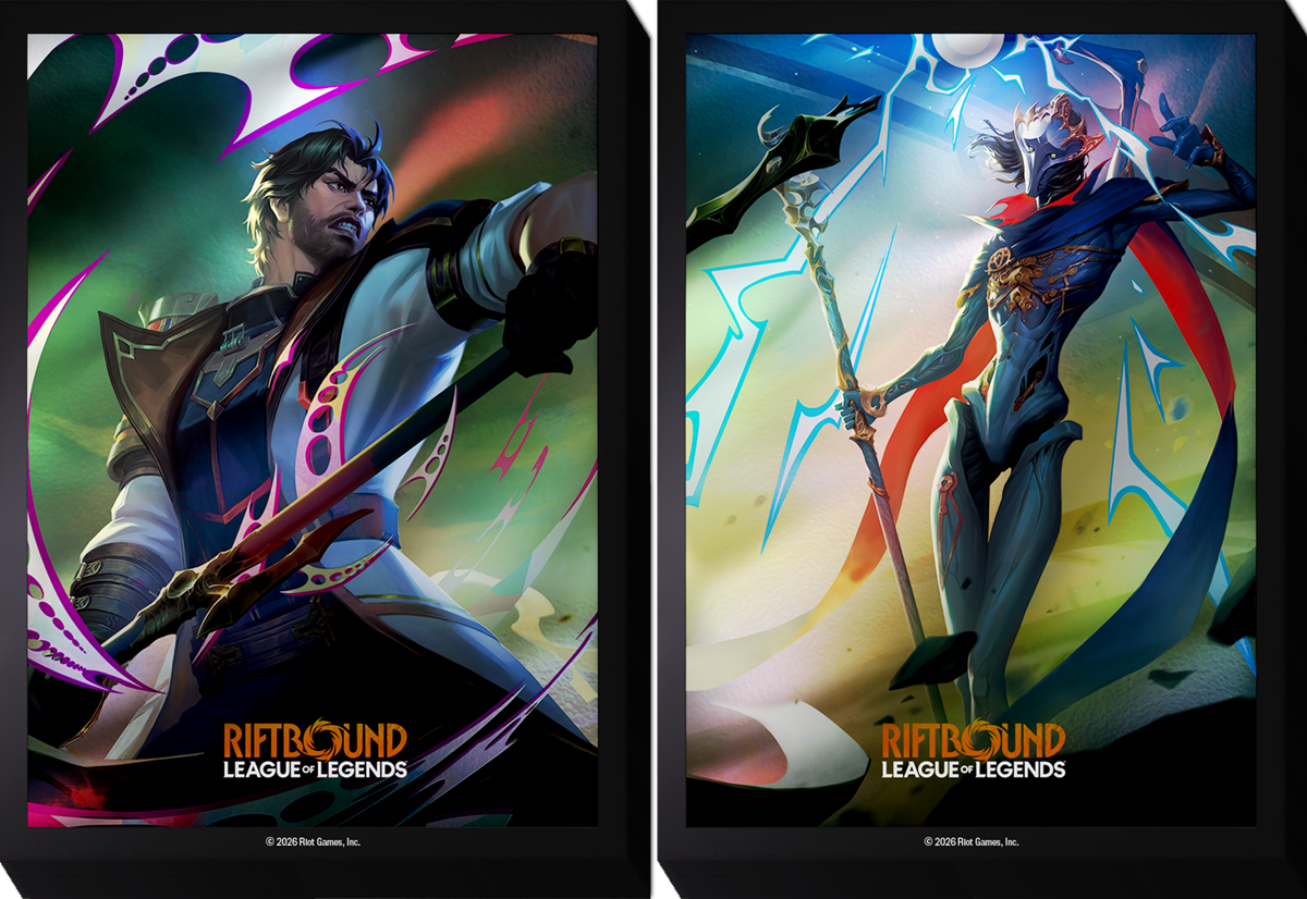 RIFTBOUND LEAGUE OF LEGENDS TCG VENDETTA ART SLEEVES #1 100CT - Jayce / Viktor
