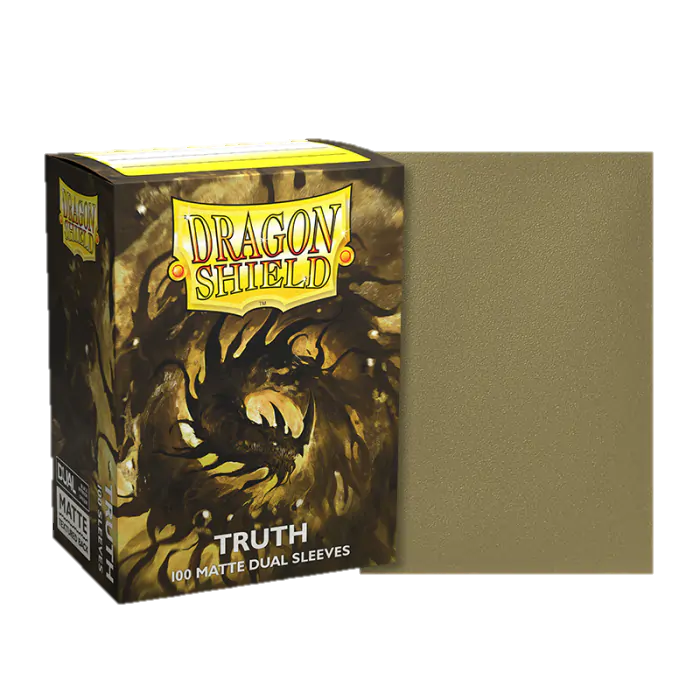 DRAGON SHIELD SLEEVES DUAL MATTE TRUTH 100CT - Trinity Hobby