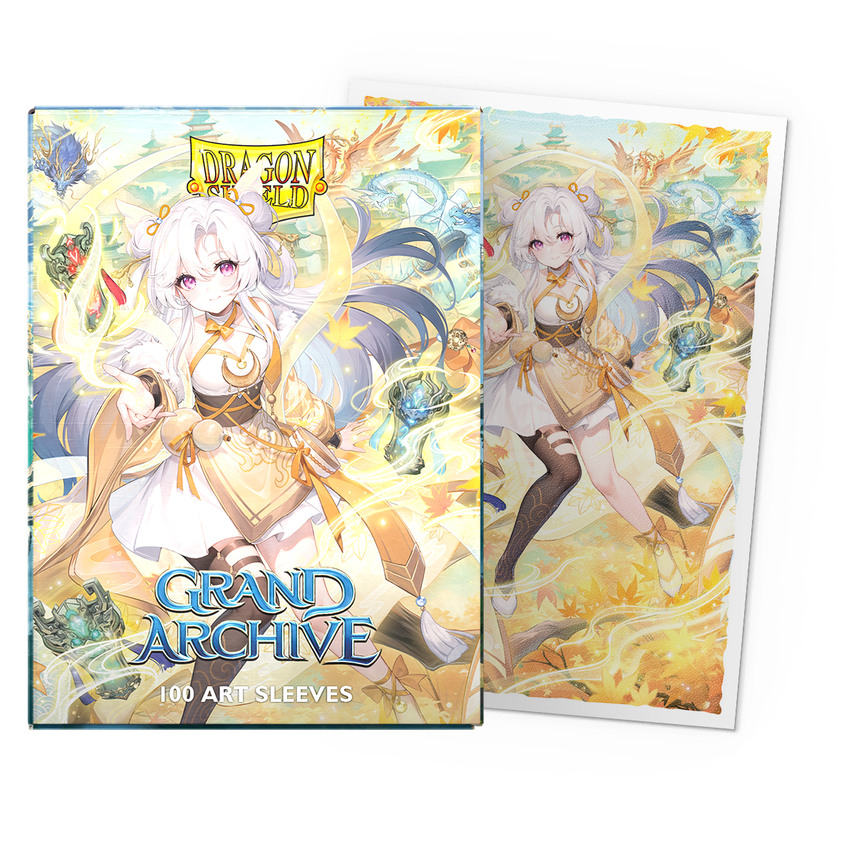 DRAGON SHIELD SLEEVES MATTE ART GUO JIA,  HEAVEN'S FAVORED 100CT - Trinity Hobby