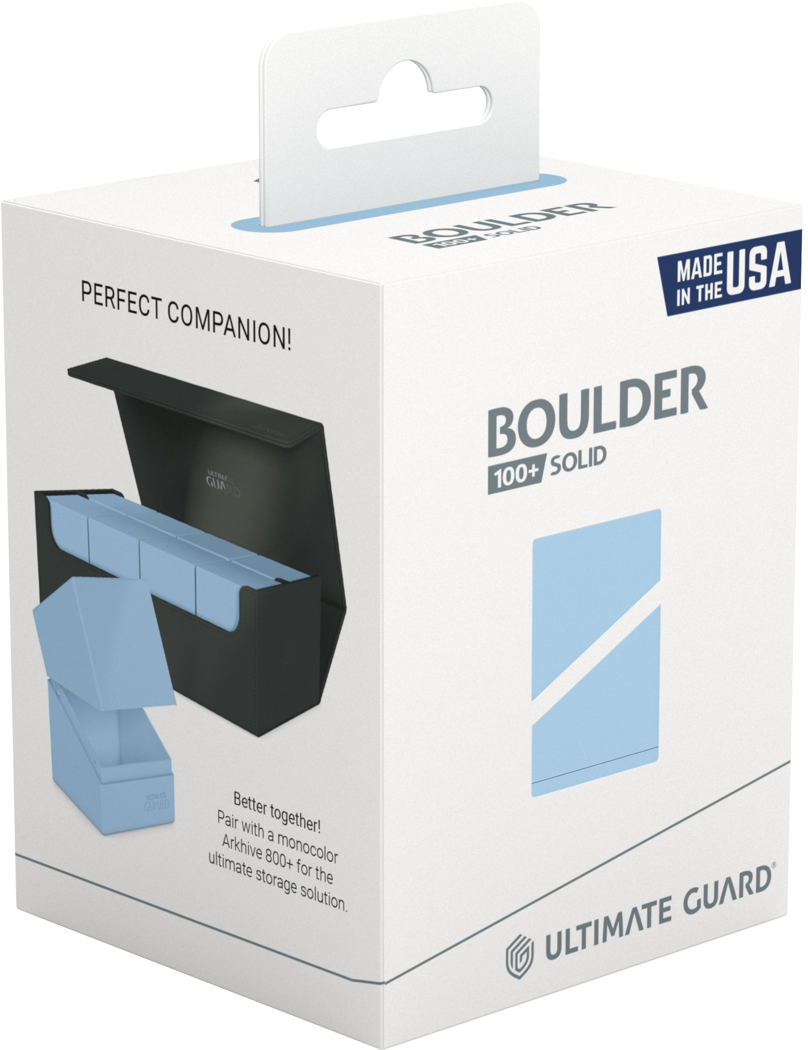 UG DECK CASE BOULDER 100+ PASTEL SOLID BABY BLUE - Trinity Hobby