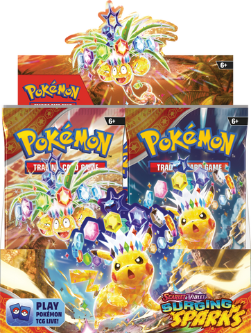 [Pre-Order] POKEMON SV8 SURGING SPARKS BOOSTER (ETA 2024-11-08)