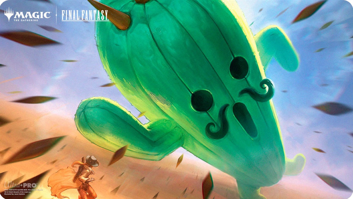 UP PLAYMAT MTG UNIVERSES BEYOND FINAL  FANTASY F - Cactuar