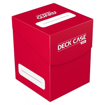UG DECK CASE STANDARD RED 100+ - Trinity Hobby