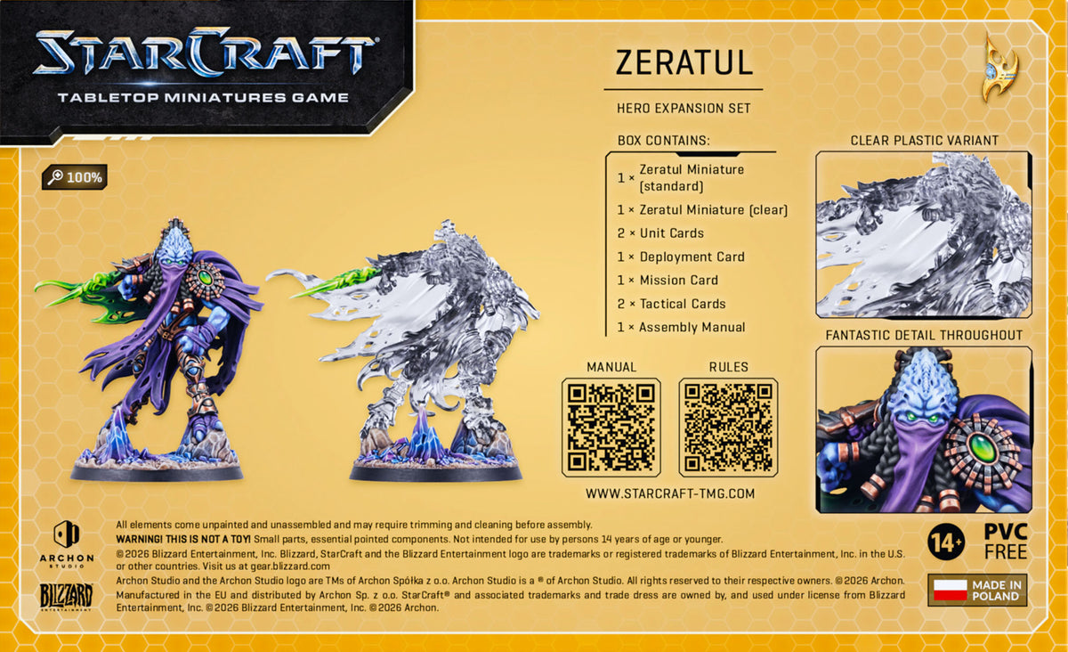 STARCRAFT PROTOSS ZERATUL HERO EXPANSION SET