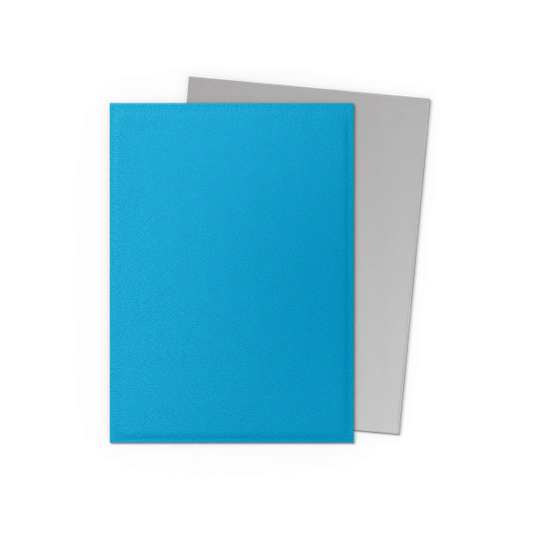 DRAGON SHIELD SLEEVES DUAL MATTE SKY  BLUE AND SILVER 100CT - Trinity Hobby