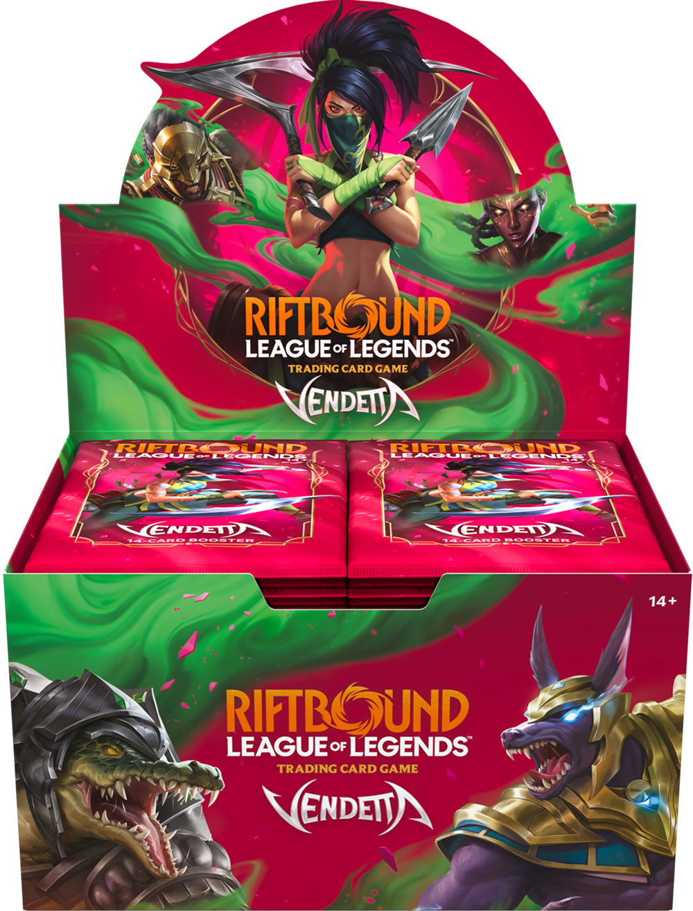 (MAX 2) [Pre-Order] RIFTBOUND LEAGUE OF LEGENDS TCG VENDETTA BOOSTER DISPLAY (ETA 2026-07-31) - Trinity Hobby
