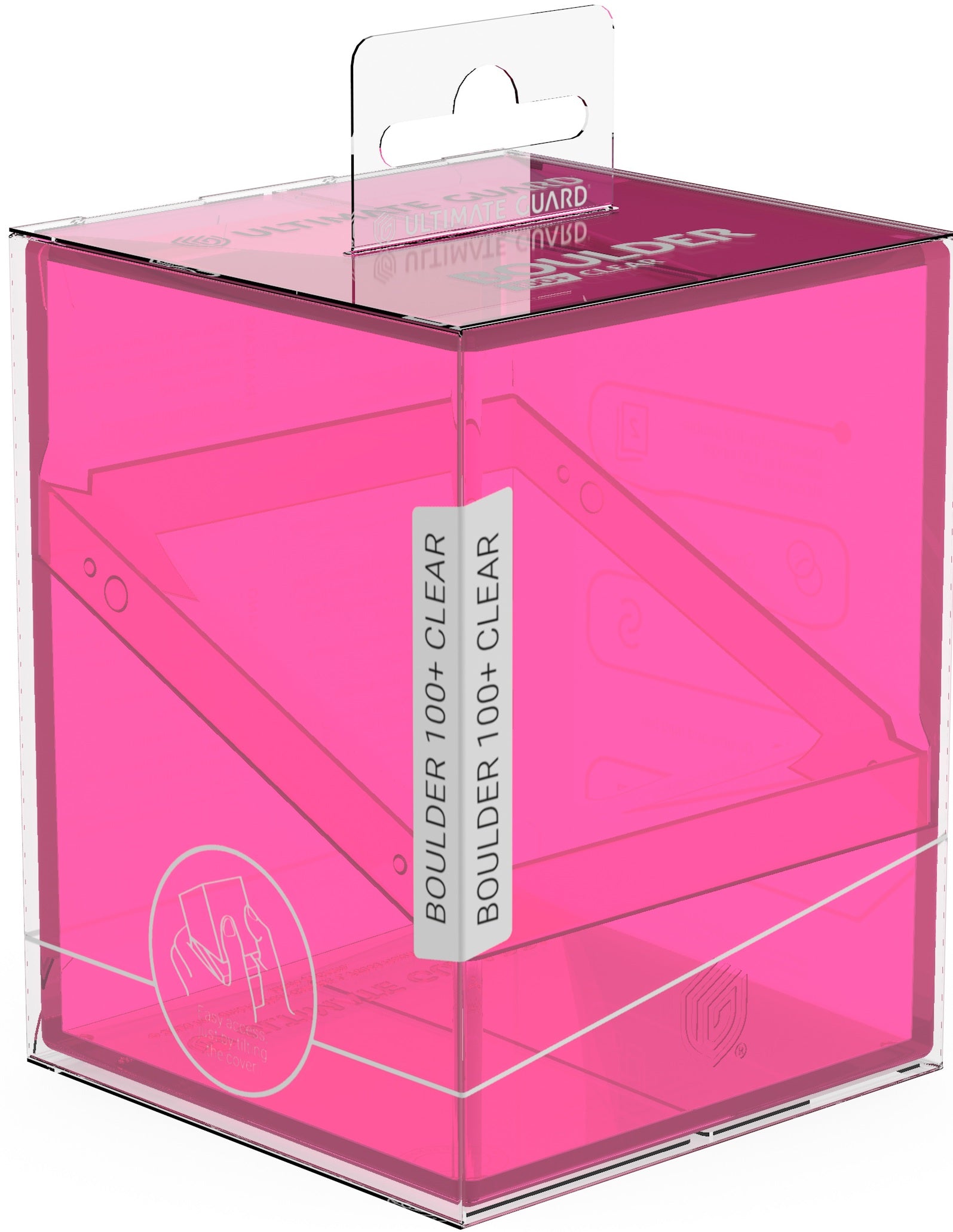 UG DECK CASE BOULDER 100+ CLEAR RHODONITE