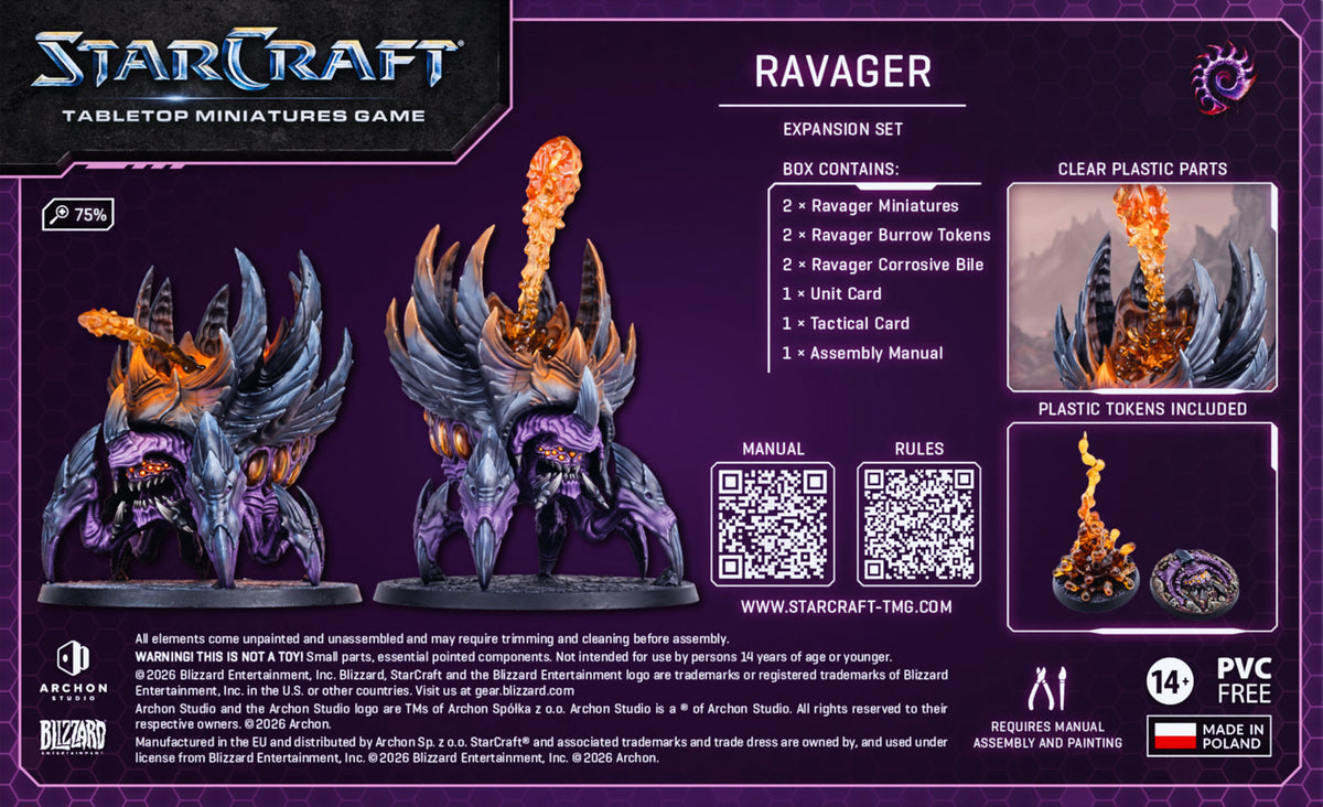STARCRAFT ZERG RAVAGER EXPANSION SET