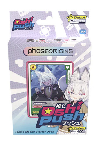 OSHI PUSH: THE VTUBER CARD GAME GEN ONE STARTER DECK - Tenma Maemi - Trinity Hobby