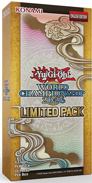 [Pre-Order] YGO LIMITED PACK WORLD CHAMPIONSHIP BOOSTER (ETA 2026-08-29)