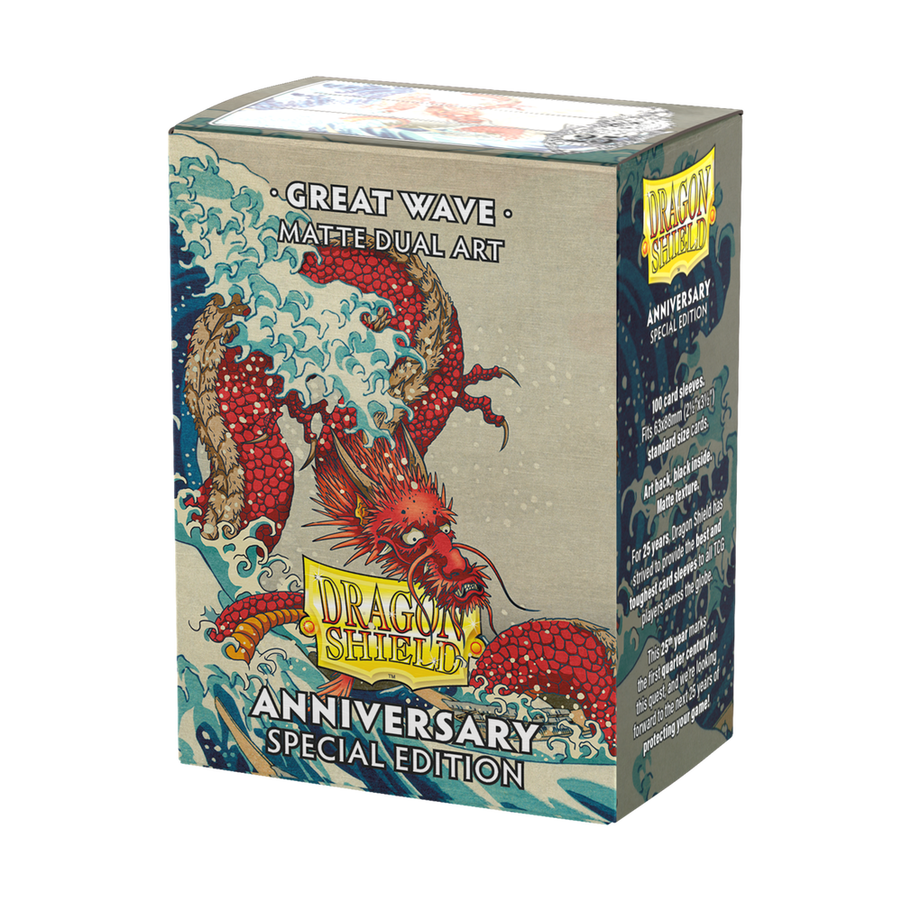 DRAGON SHIELD SLEEVES DUAL MATTE GREAT WAVE 100CT