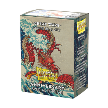 DRAGON SHIELD SLEEVES DUAL MATTE GREAT WAVE 100CT