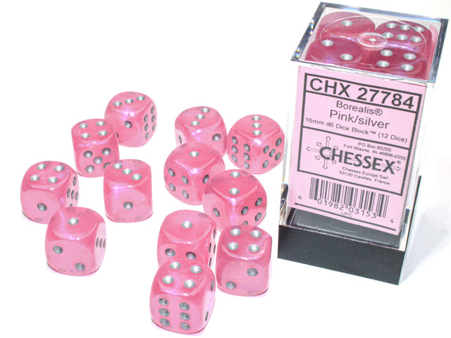 BOREALIS 12D6 PINK/SILVER 16MM LUMINARY - Trinity Hobby