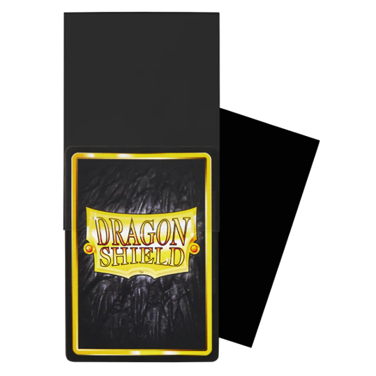 DRAGON SHIELD SLEEVES PERFECT FIT THICK INNER BLACK 100CT - Trinity Hobby